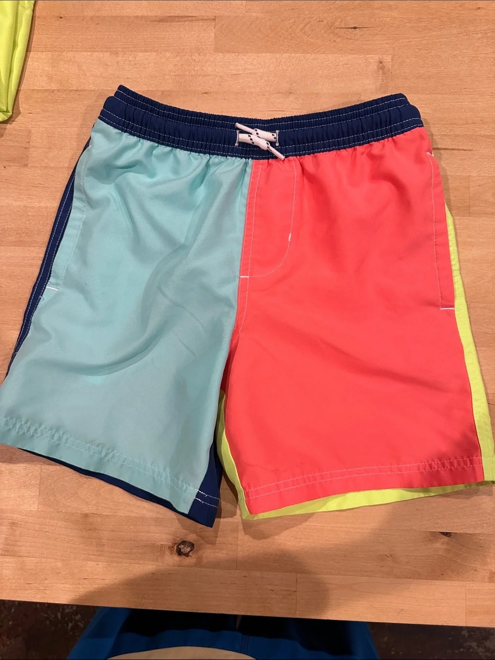 Boys Bright Swim Trunks
